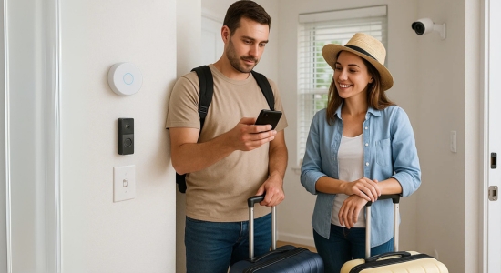 nastavení chytré domácnosti při odchodu z domu